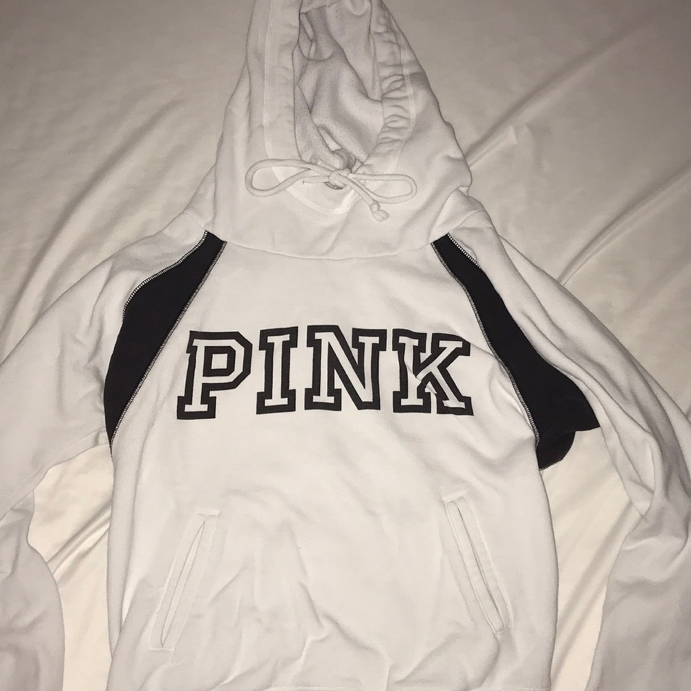 pink hoodie